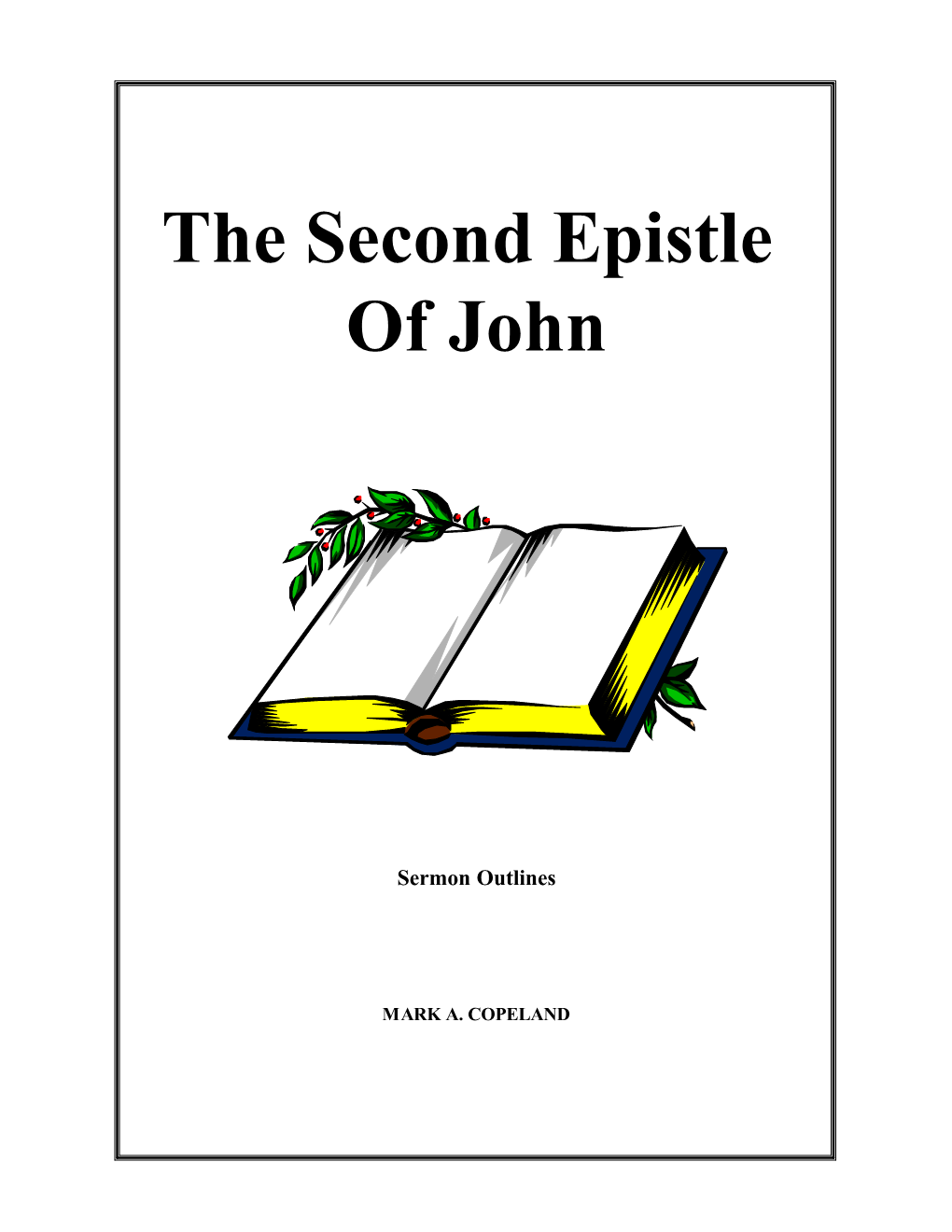 The Second Epistle of John