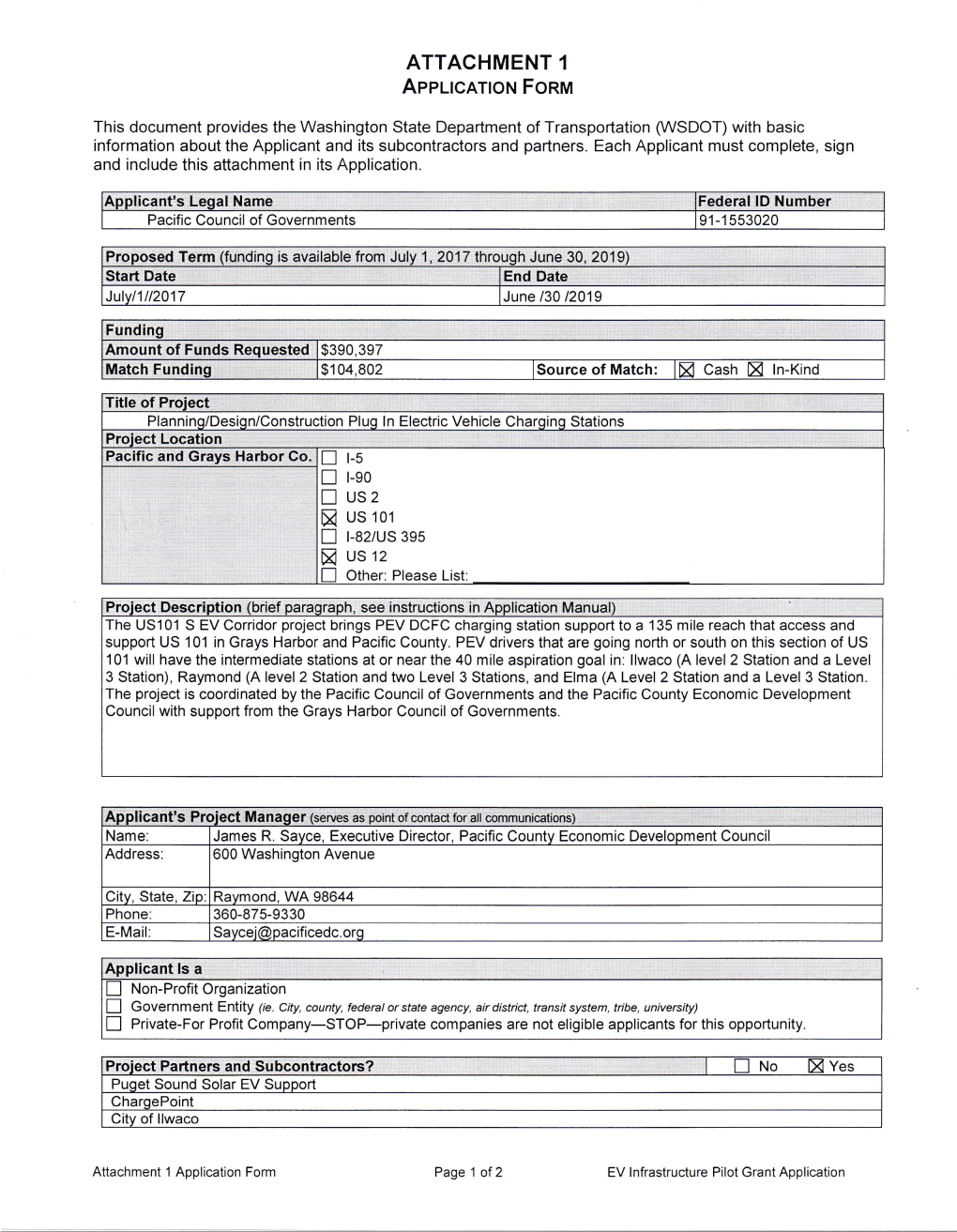 Pacific County EDC 2017 Application Packet