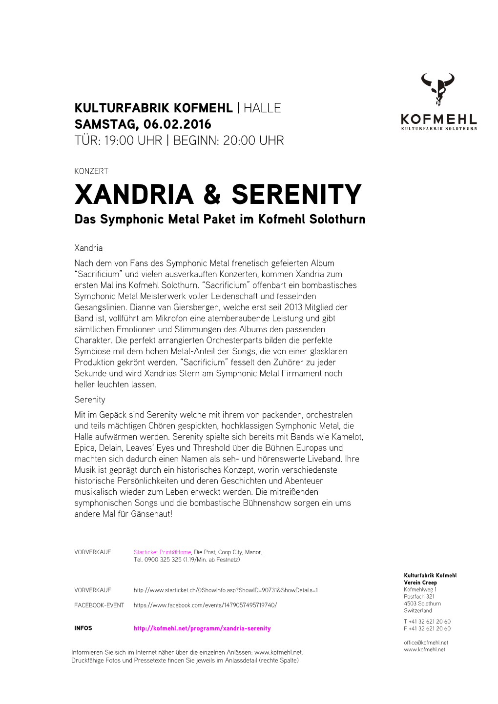 Xandria & Serenity