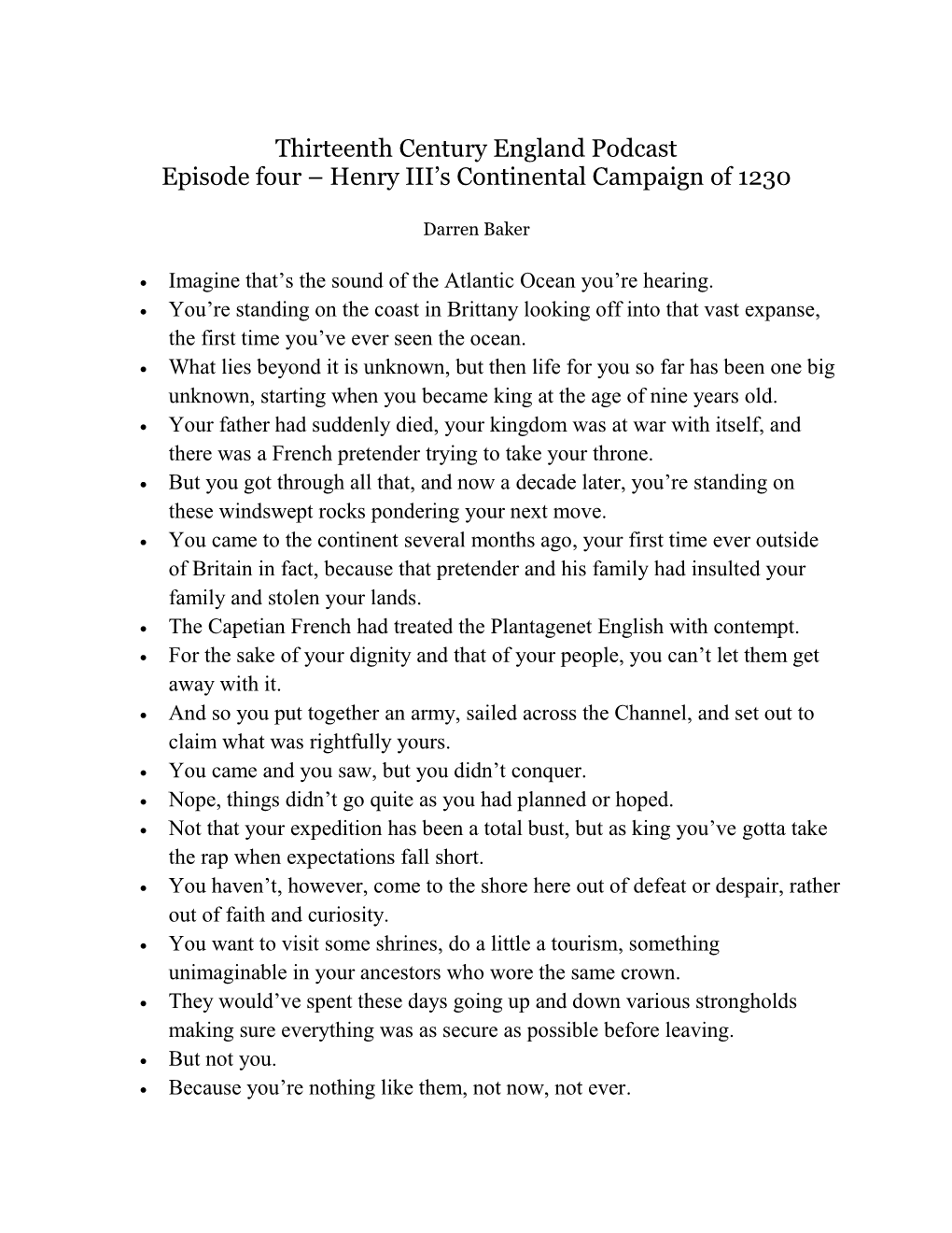Henry III's Continental Campaign of 1230
