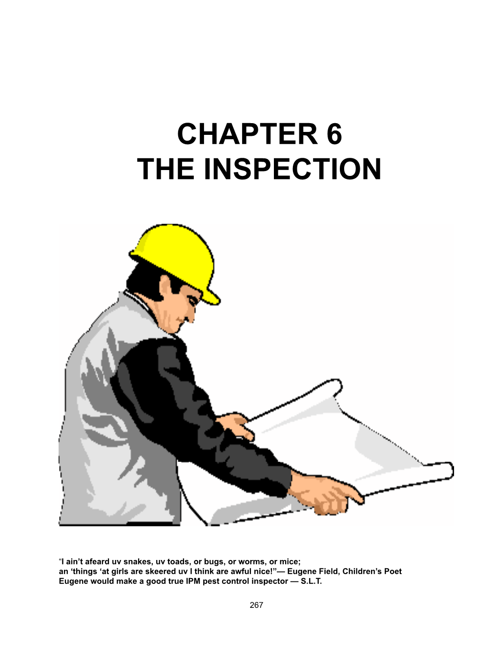 Chapter 6 the Inspection