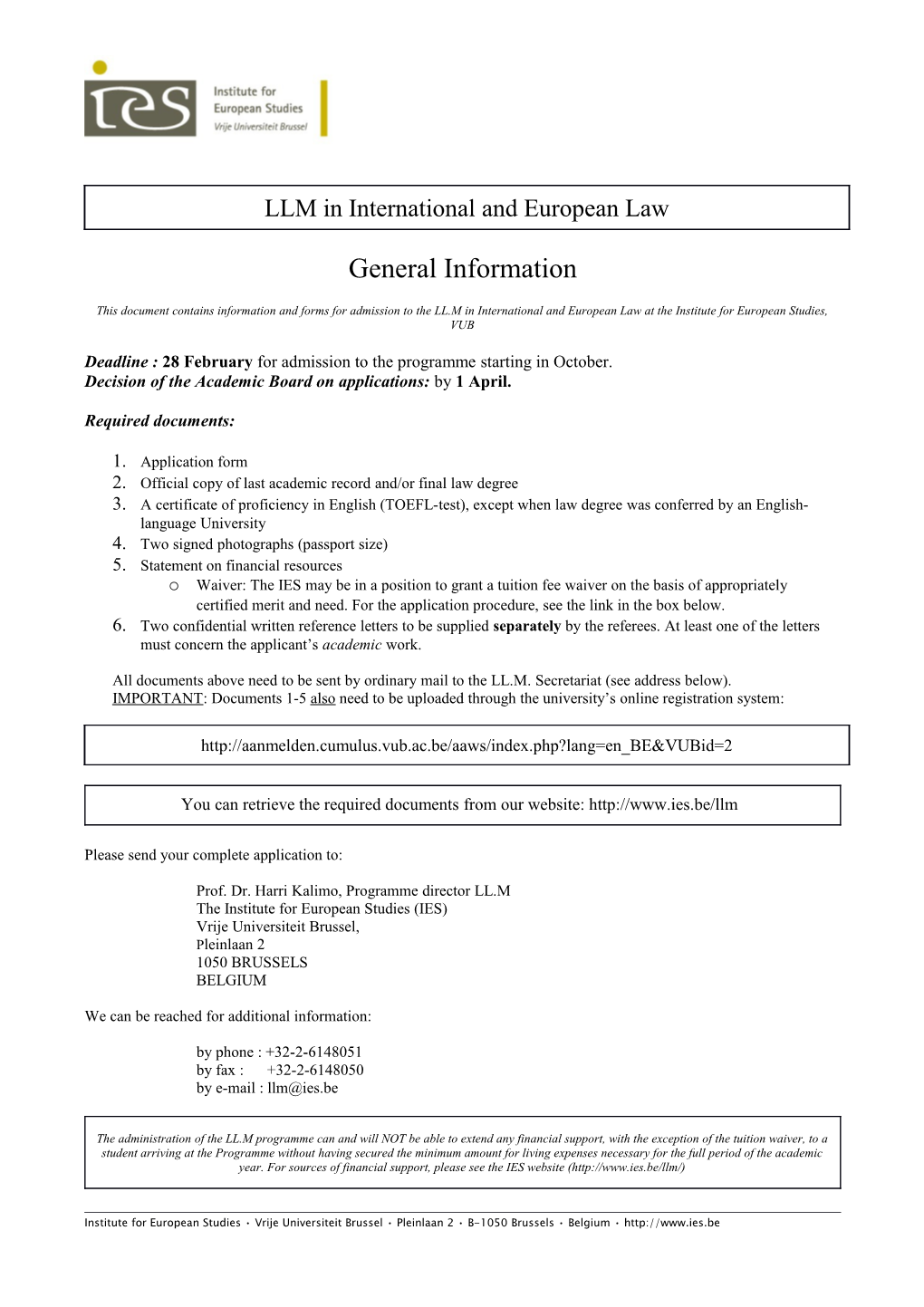 Programme on International Legal Cooperation (PILC)