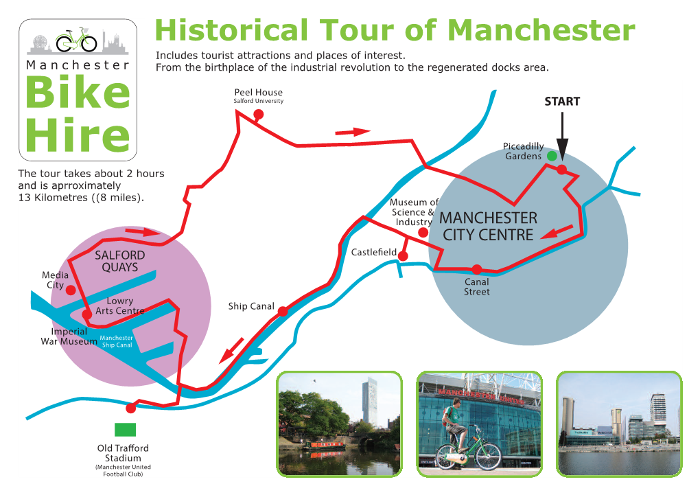 Historical Tour of Manchester Includes Tourist Attractions and Places of Interest