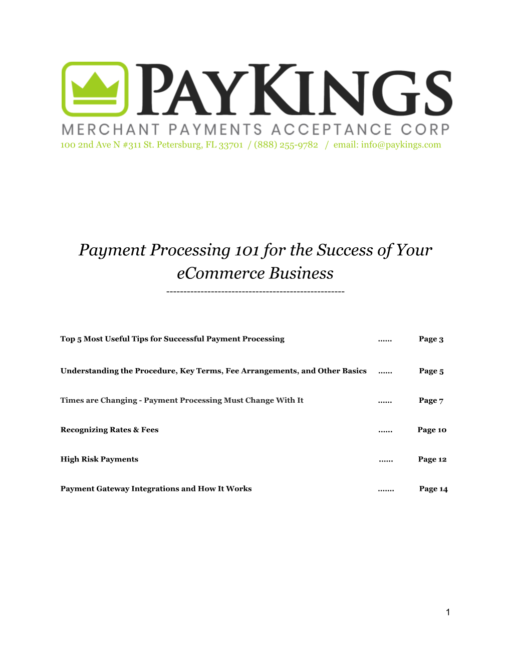 Payment Processing 101 for the Success of Your Ecommerce Business
