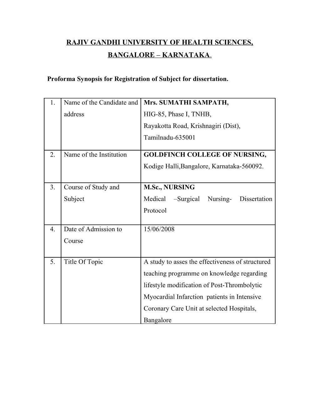 Rajiv Gandhi University of Health Sciences s117