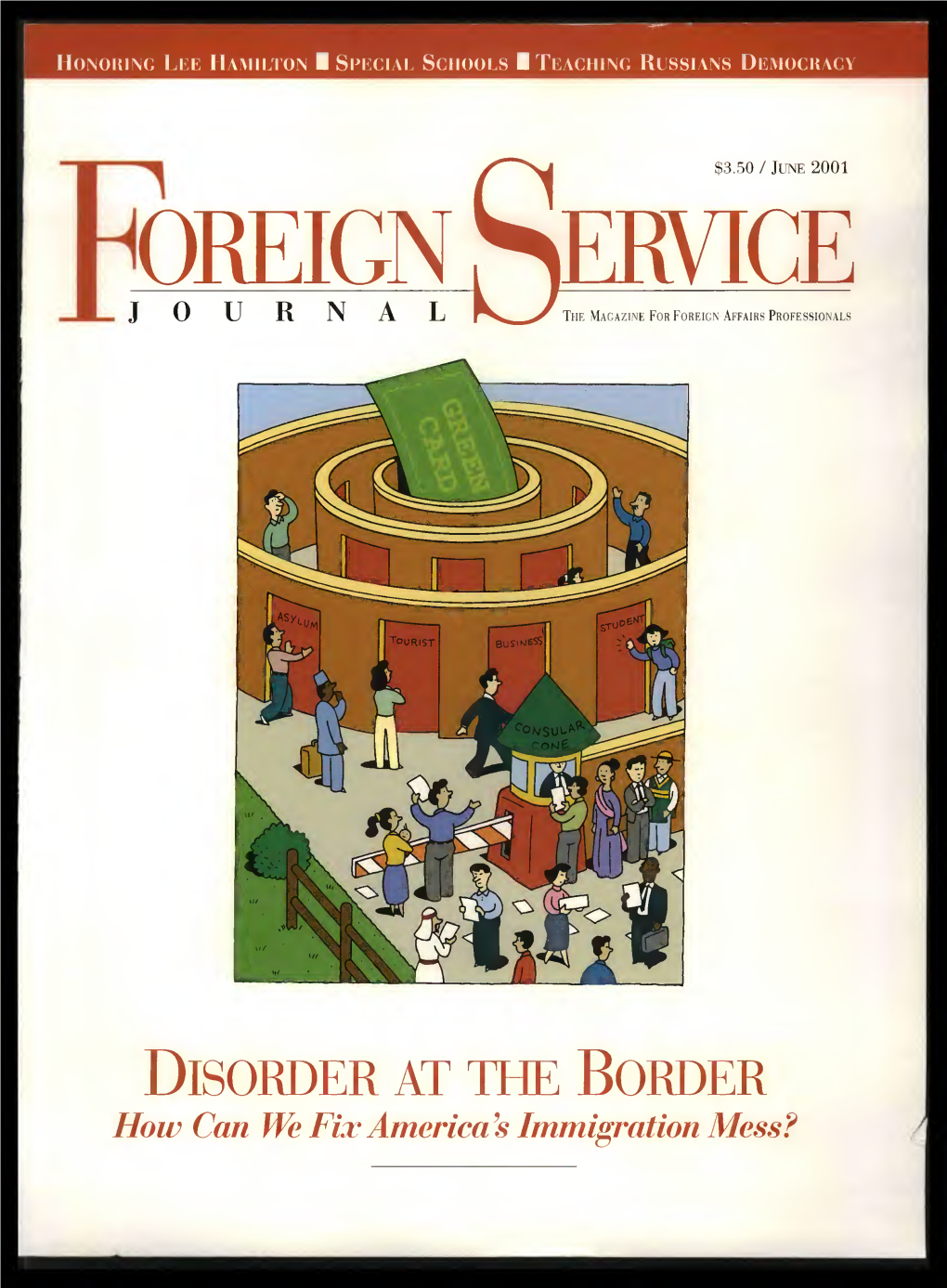 The Foreign Service Journal, June 2001