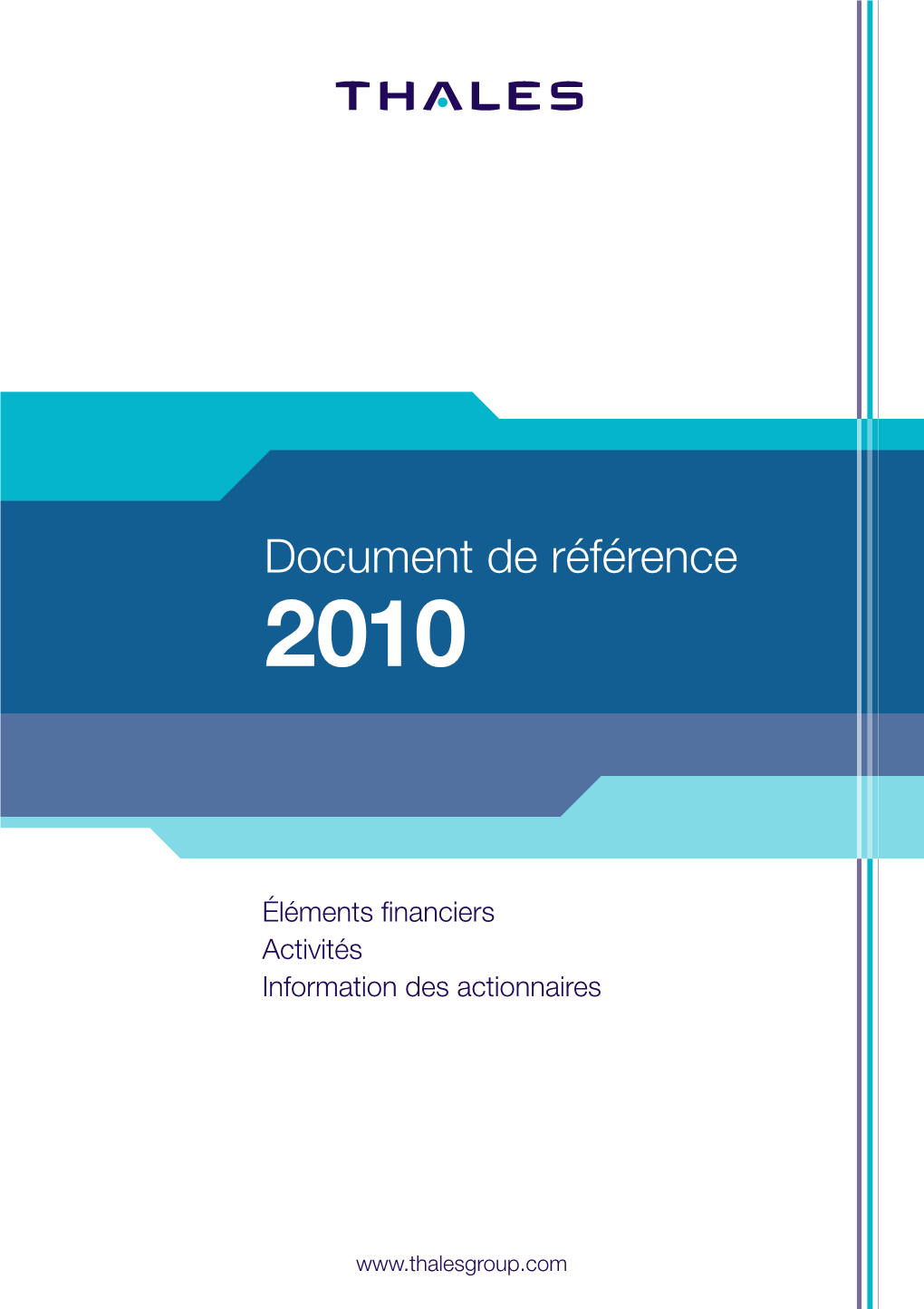 Document De Référence 2010 Thales