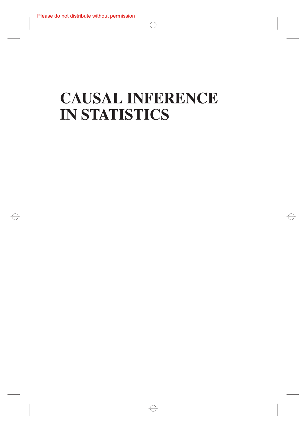 CAUSAL INFERENCE in STATISTICS.Pdf