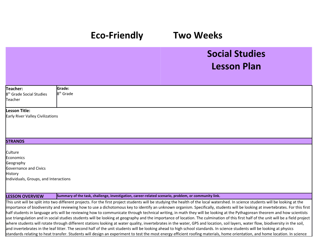 Eco-Friendly Two Weeks