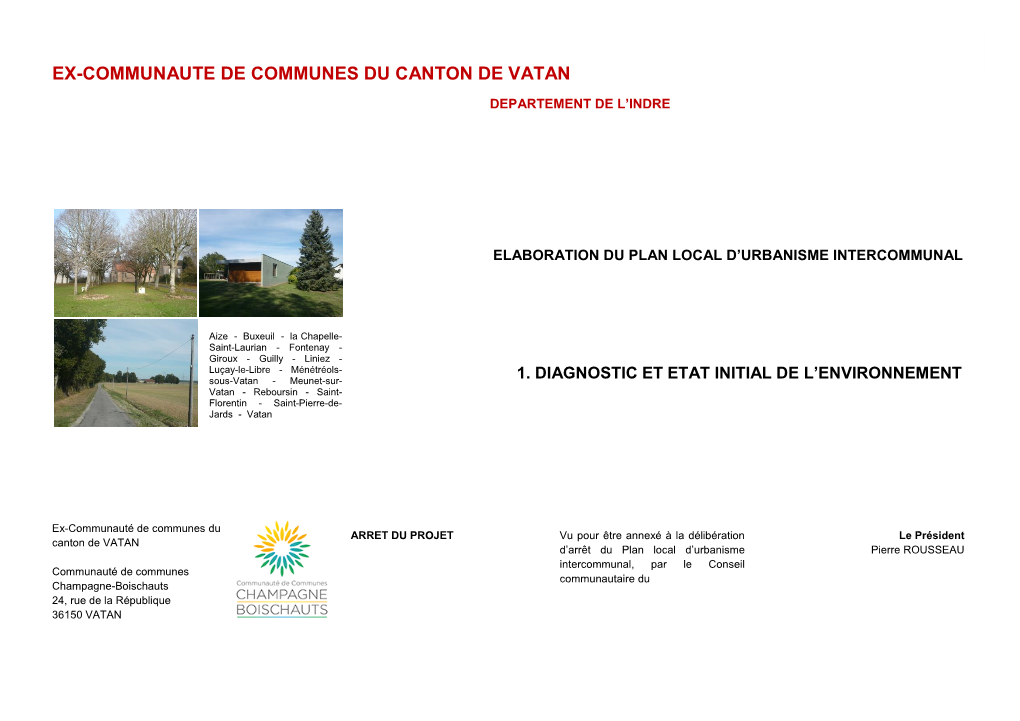 Ex-Communaute De Communes Du Canton De Vatan