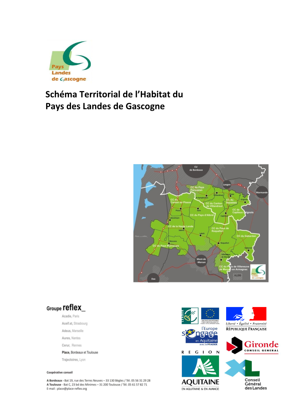 Schéma Territorial De L'habitat Du Pays Des Landes De Gascogne