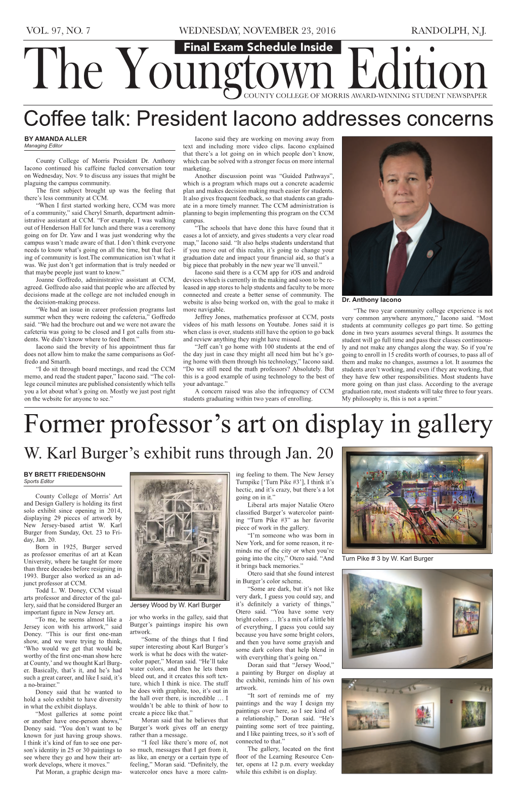 Former Professor's Art on Display in Gallery