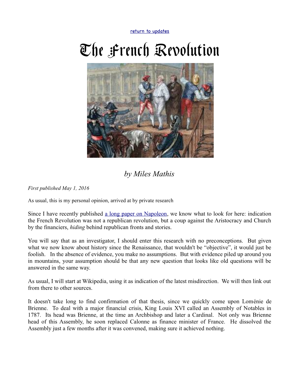 The French Revolution