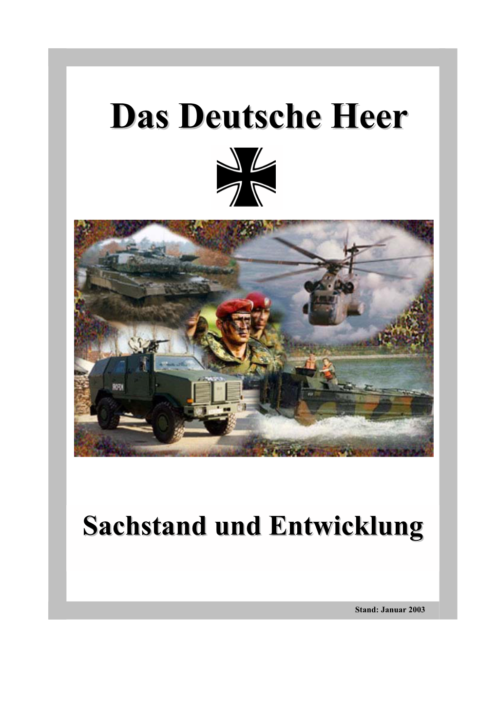 Das Deutsche Heer – Standortbestimmung Und Ausblick Seite 1 2