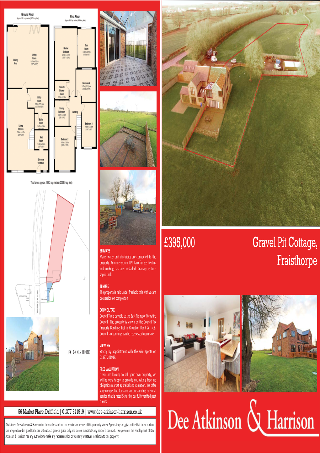 Gravel Pit Cottage, Fraisthorpe A3 Brochure.Indd