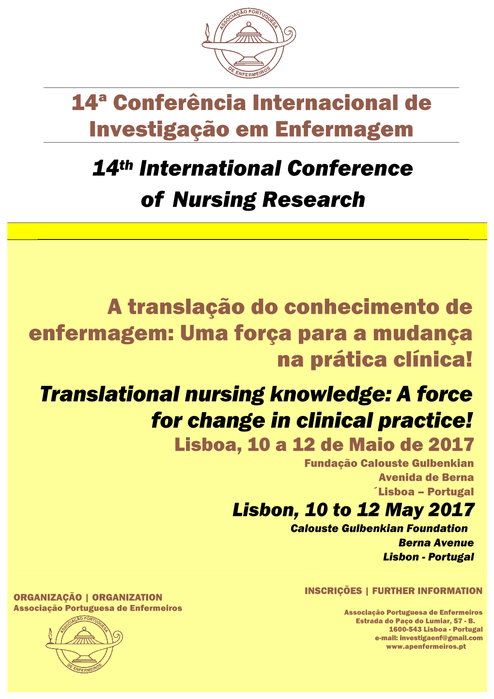 A Translação Do Conhecimento De Enfermagem: Uma Força Para a Mudança Na Prática Clínica!