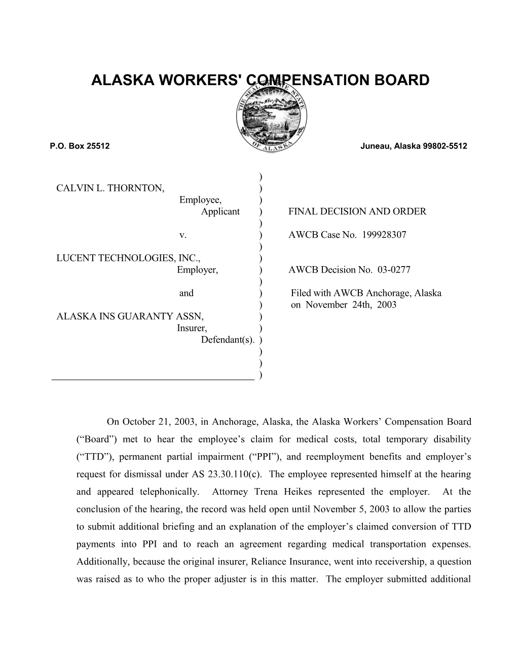 Alaska Workers' Compensation Board s38