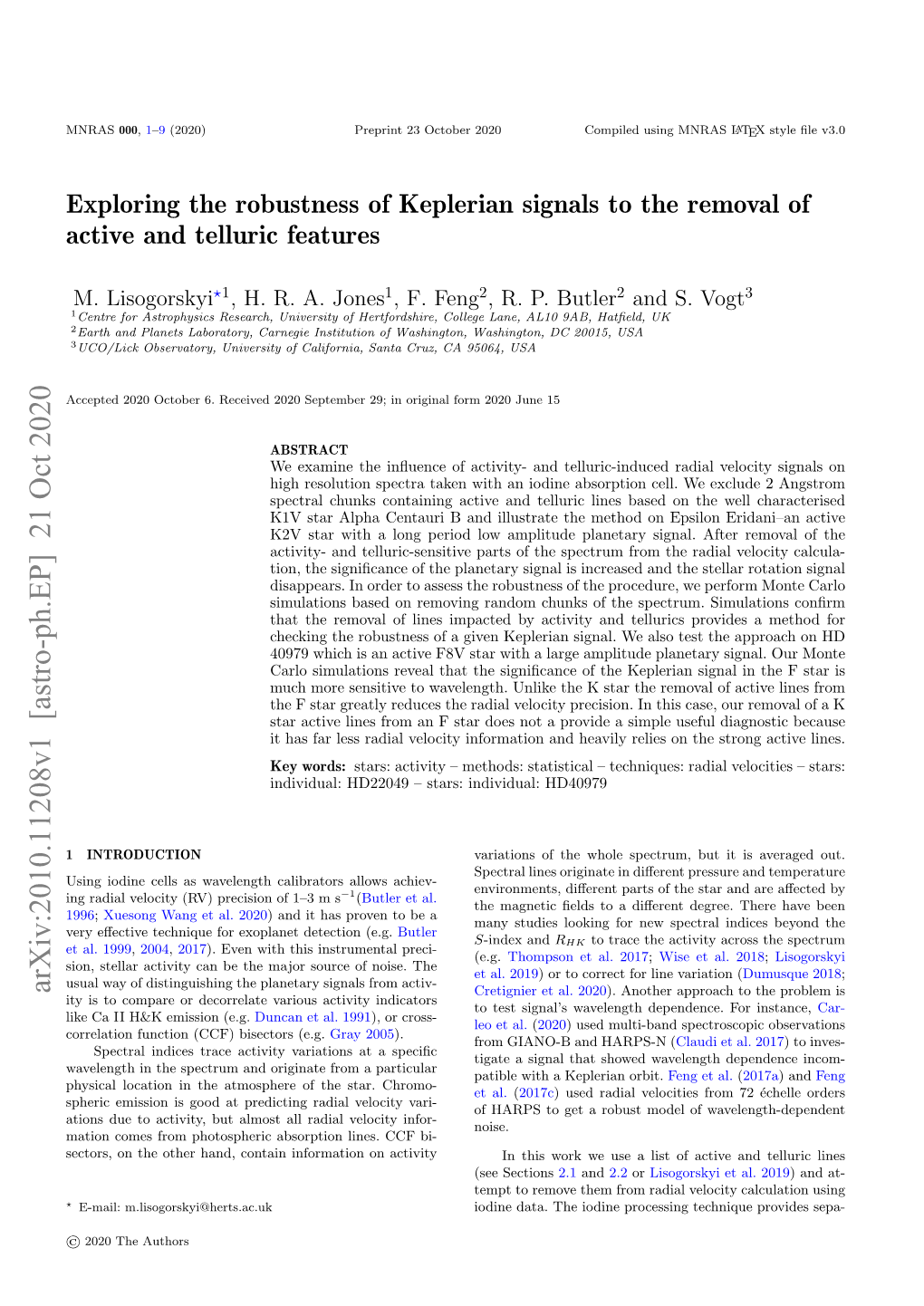 Exploring the Robustness of Keplerian Signals to the Removal of Active and Telluric Features
