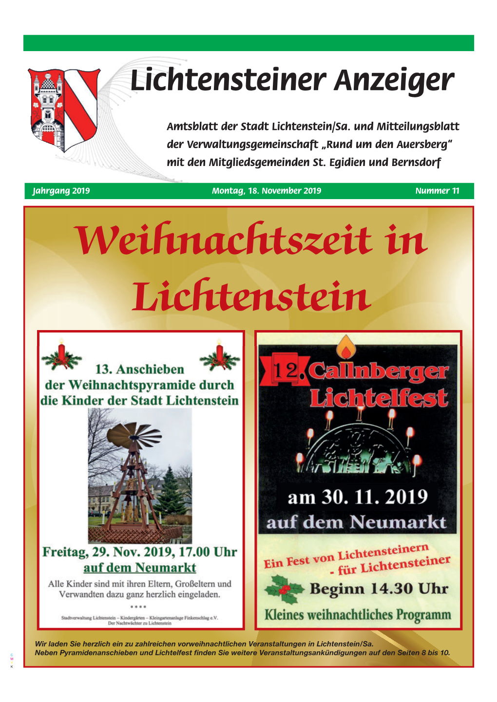 Weihnachtszeit in Lichtenstein