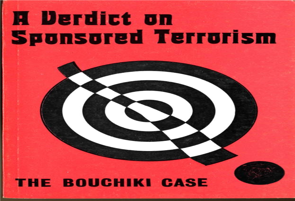 A Verdict on Sponsored Terrorism the Bouchiki Case Introductory Note