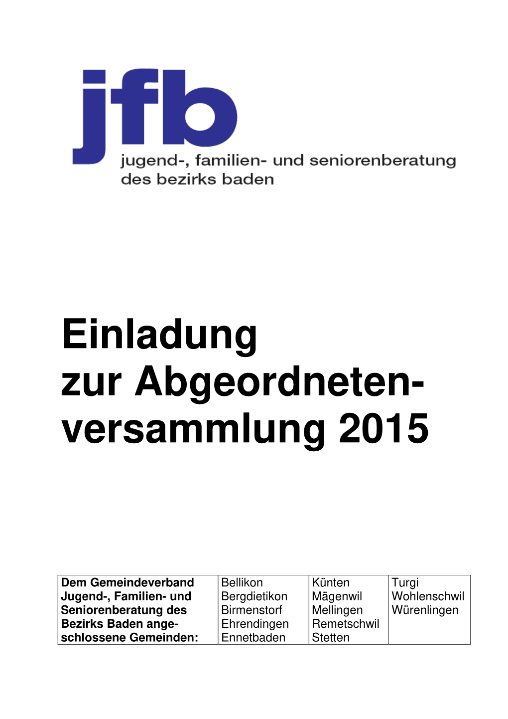 4. Austritt Gemeinde Ehrendingen