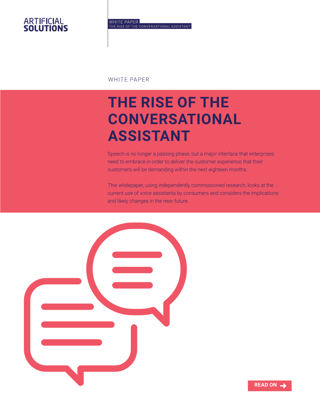 The Rise of the Conversational Assistant