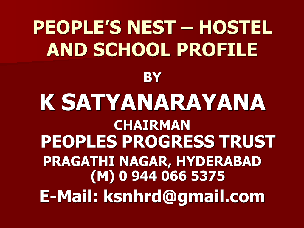 People's Nest