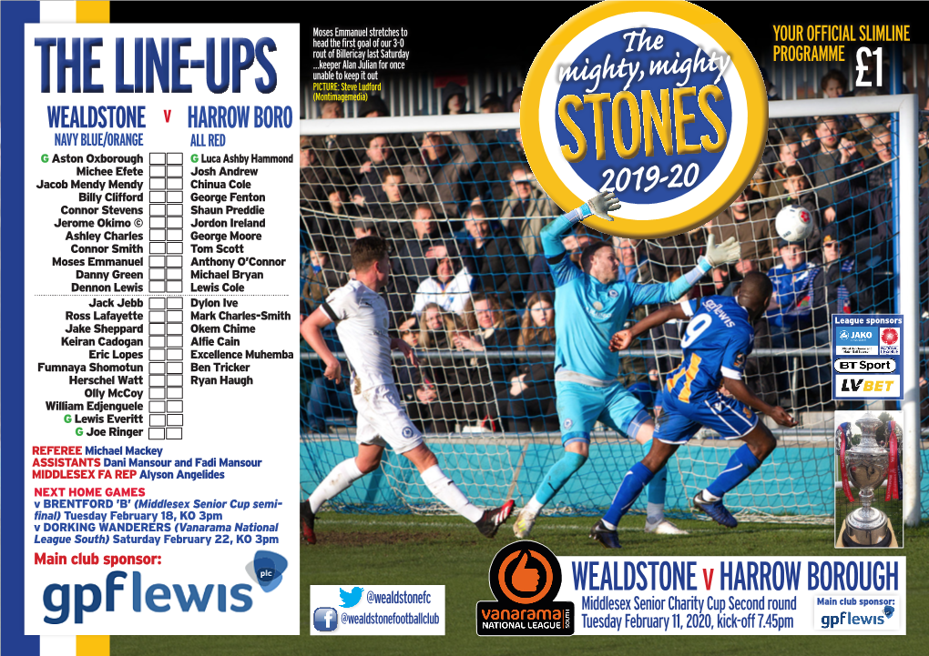 WEALDSTONE Vharrow BOROUGH