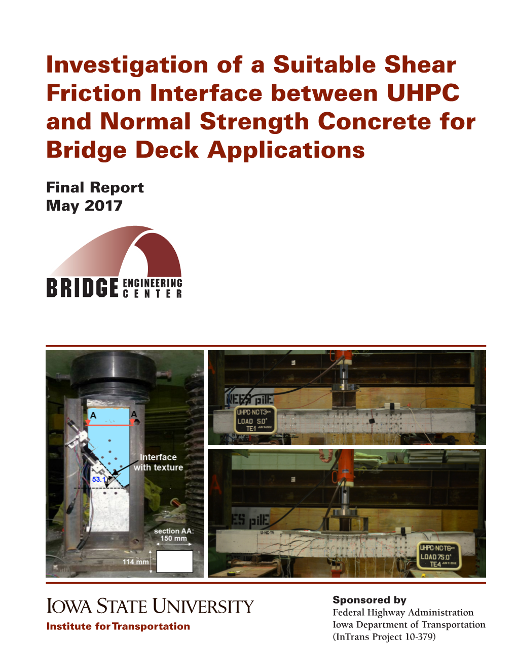Investigation of Suitable Shear Friction Interface Between UHPC And