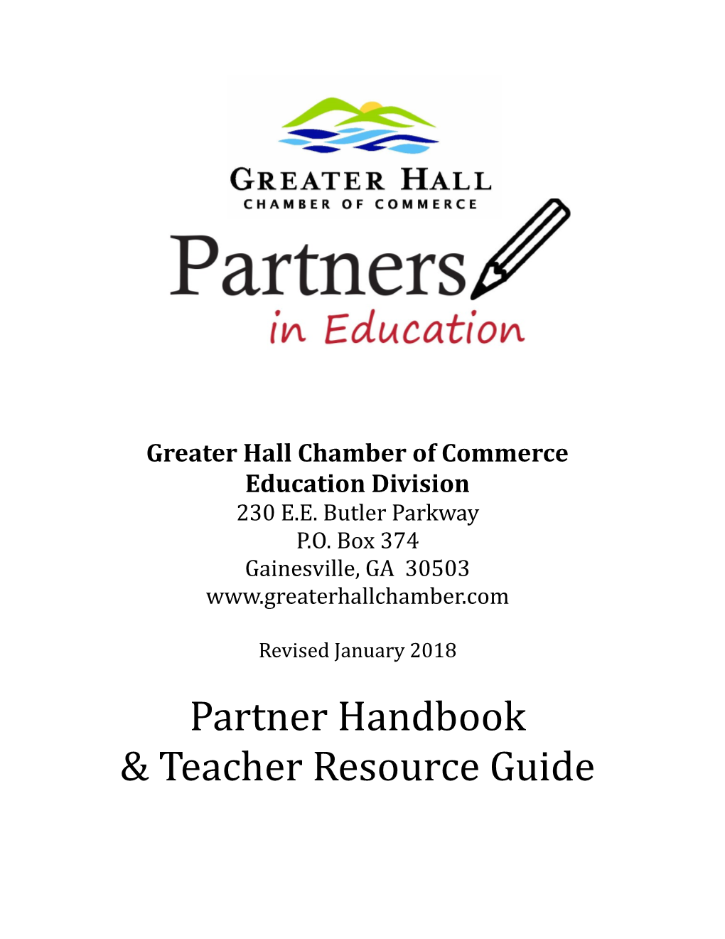 Partner Handbook & Teacher Resource Guide