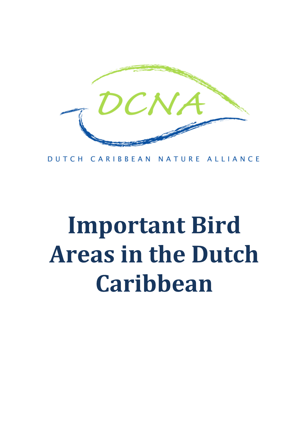 Important Bird Areas in the Dutch Caribbean