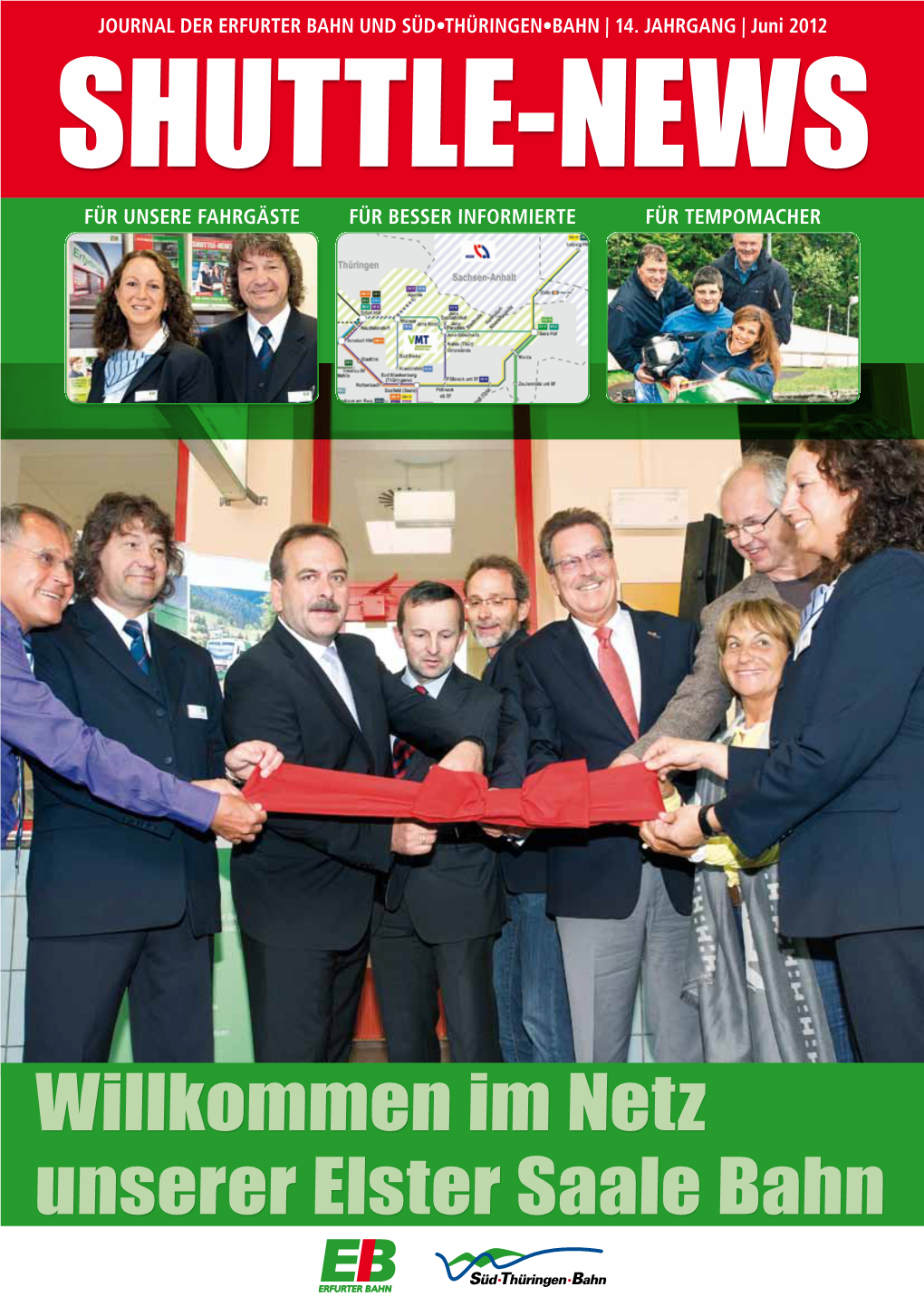 Im Netz Unserer Elster Saale Bahn DAS JOURNAL VON EB UND S•T•B SHUTTLE-NEWS