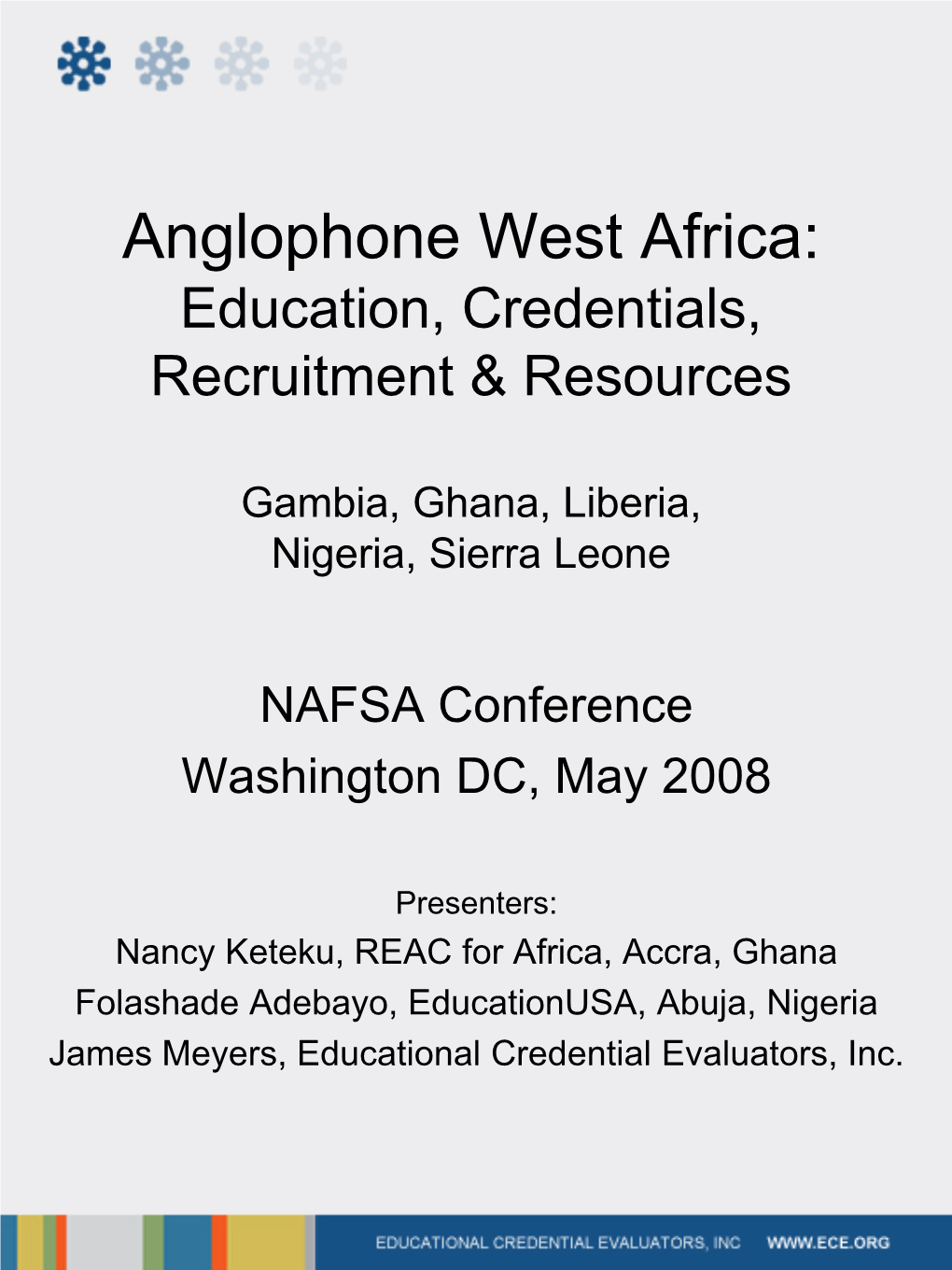 Anglophone West Africa-Education-Credentials-Recruitment-Resources