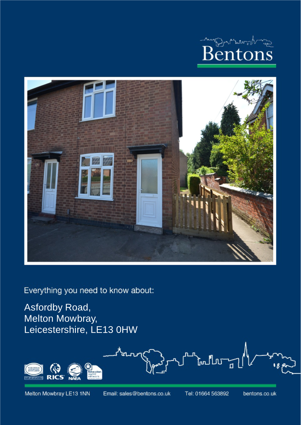 Asfordby Road, Melton Mowbray, Leicestershire, LE13 0HW