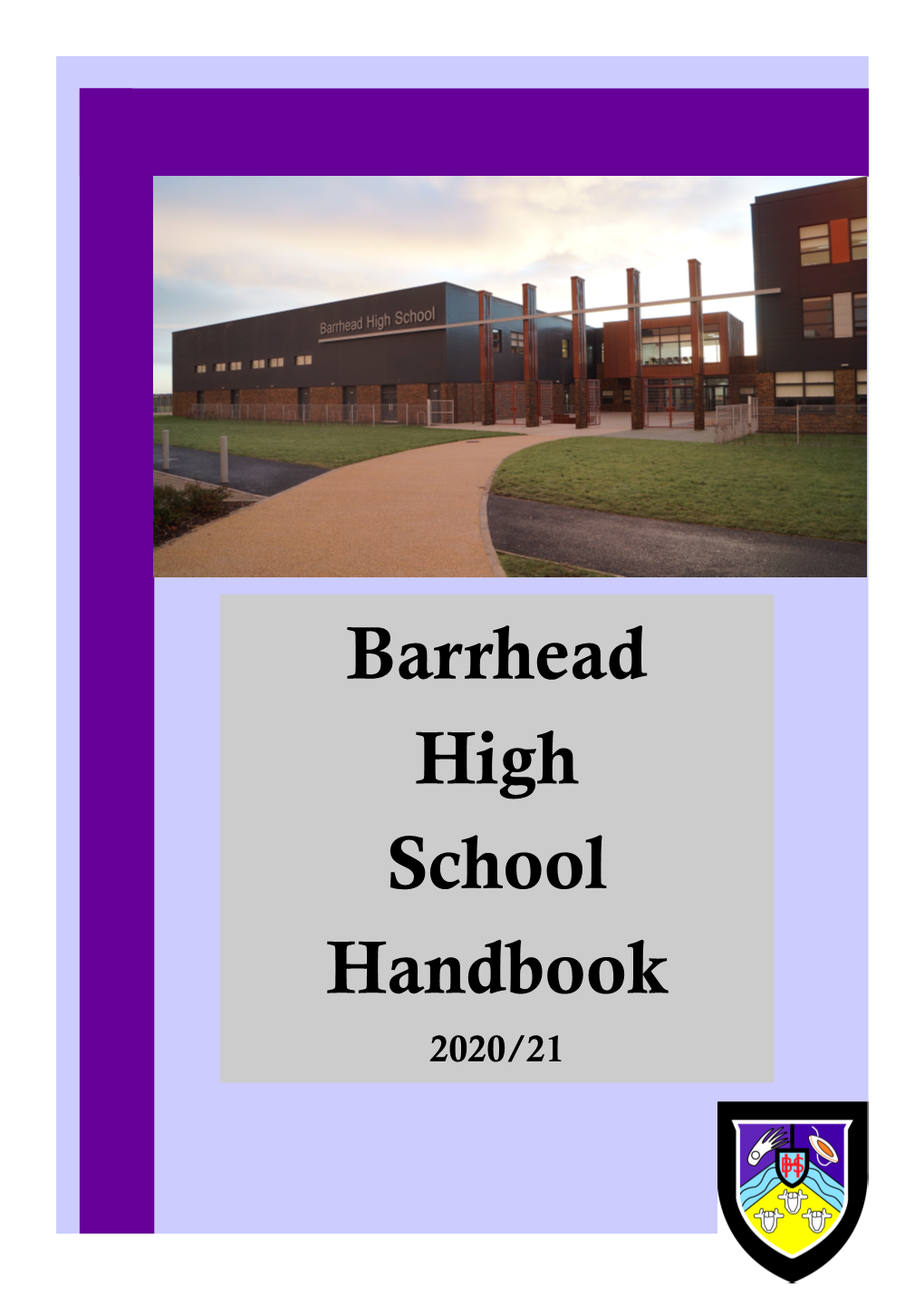 Barrhead High School Handbook 2020/21 INDEX
