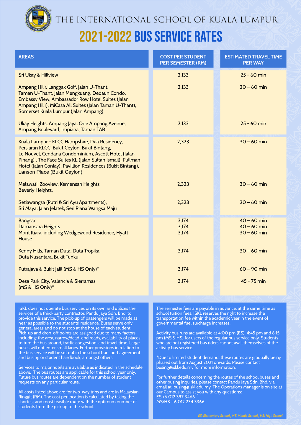 Download Bus Service Info