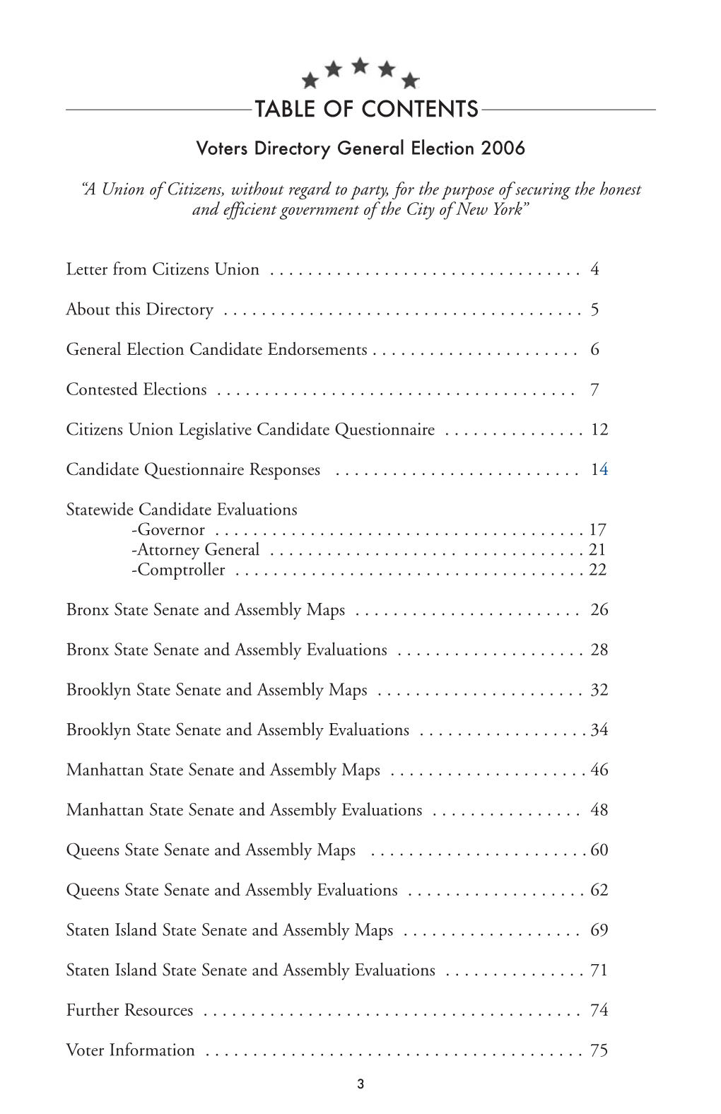 Introduction and Contested Elections