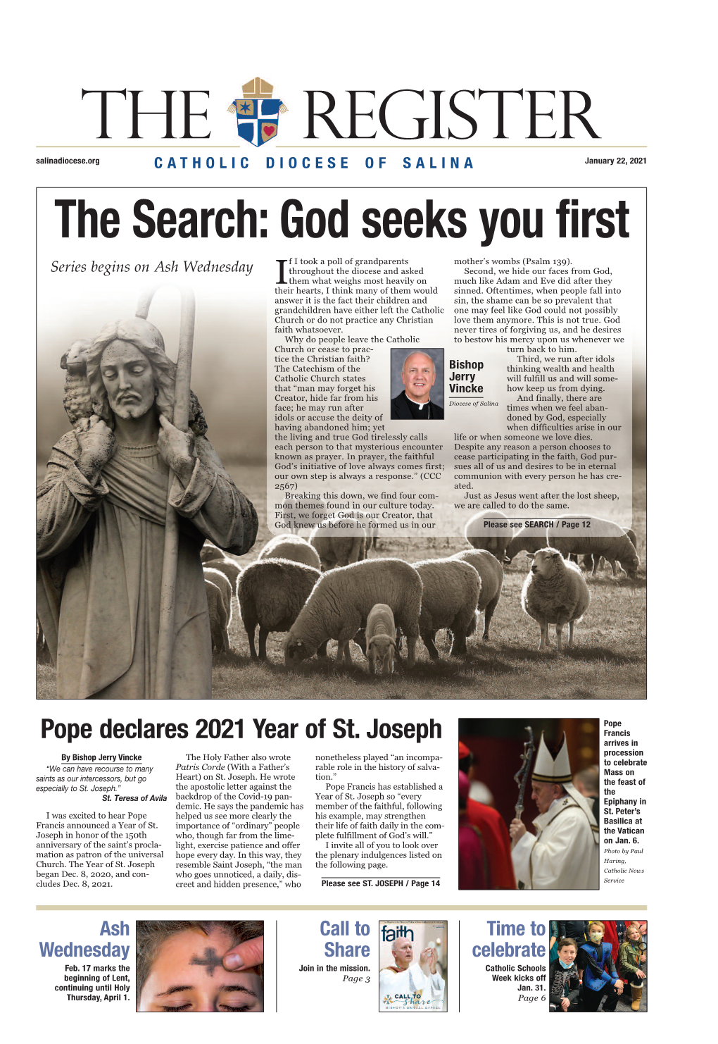 God Seeks You First Pope Declares 2021 Year of St. Joseph