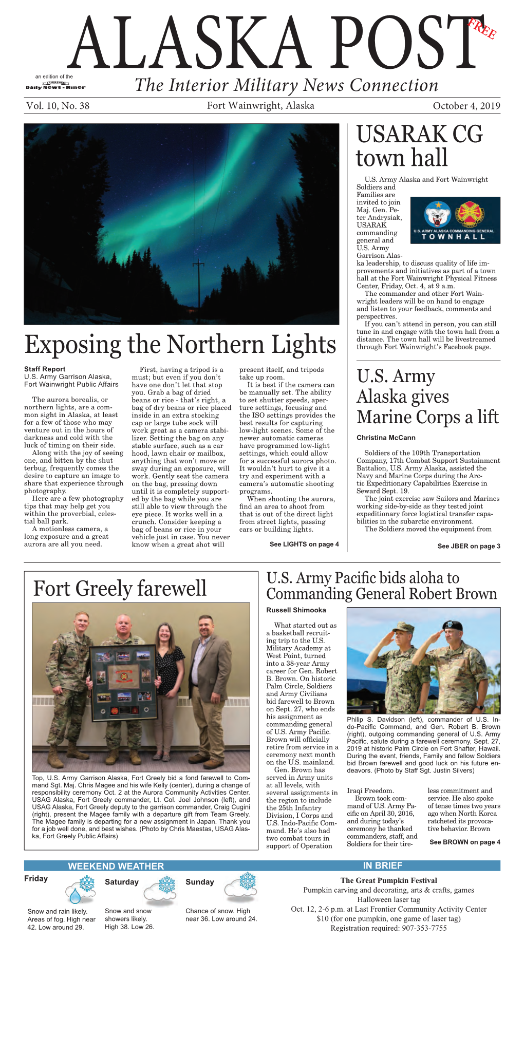 Exposing the Northern Lights Through Fort Wainwright’S Facebook Page