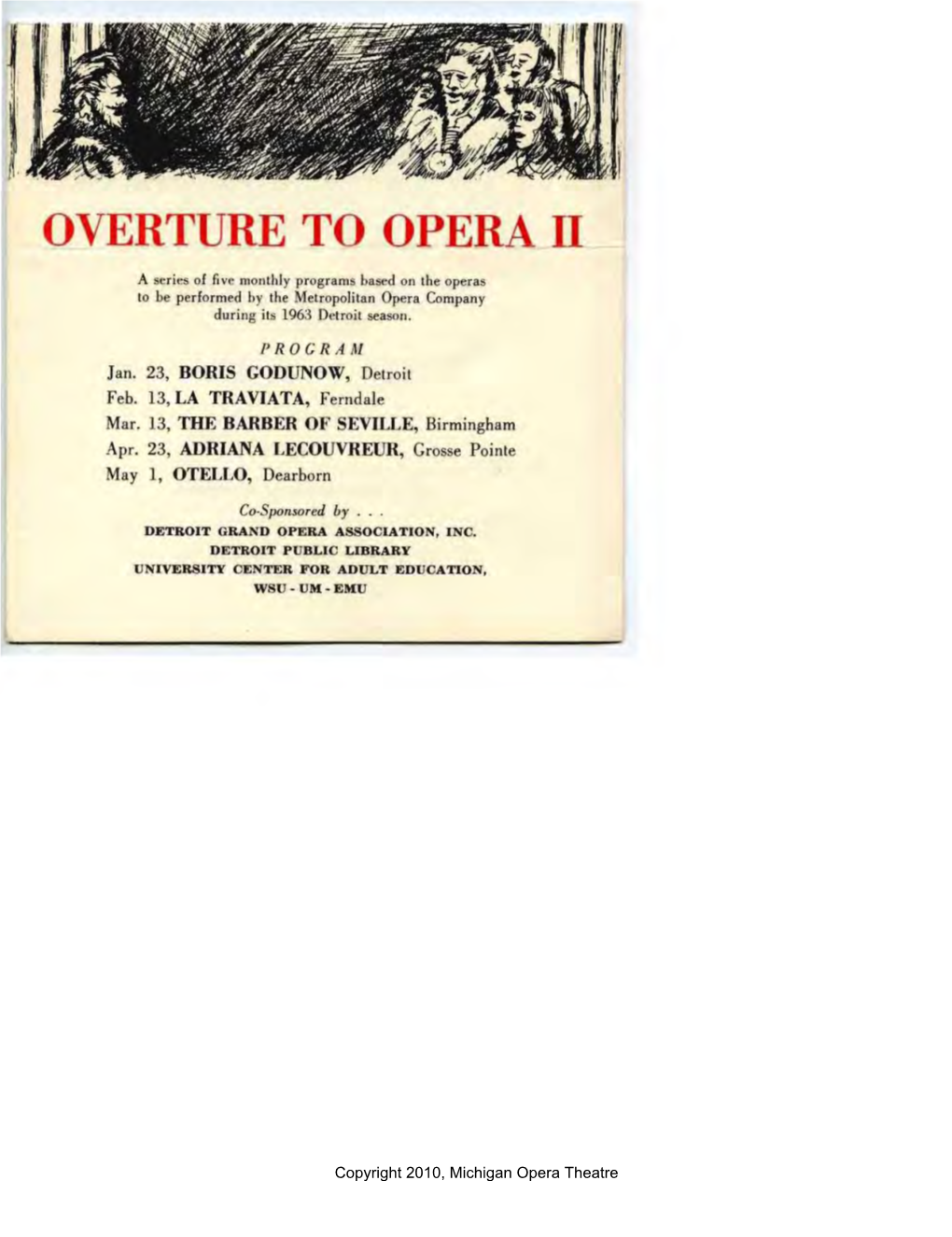Overture to Opera Ii