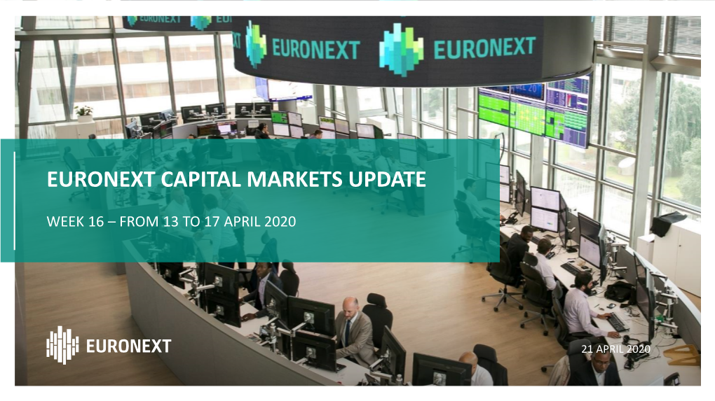 Euronext Capital Markets Update