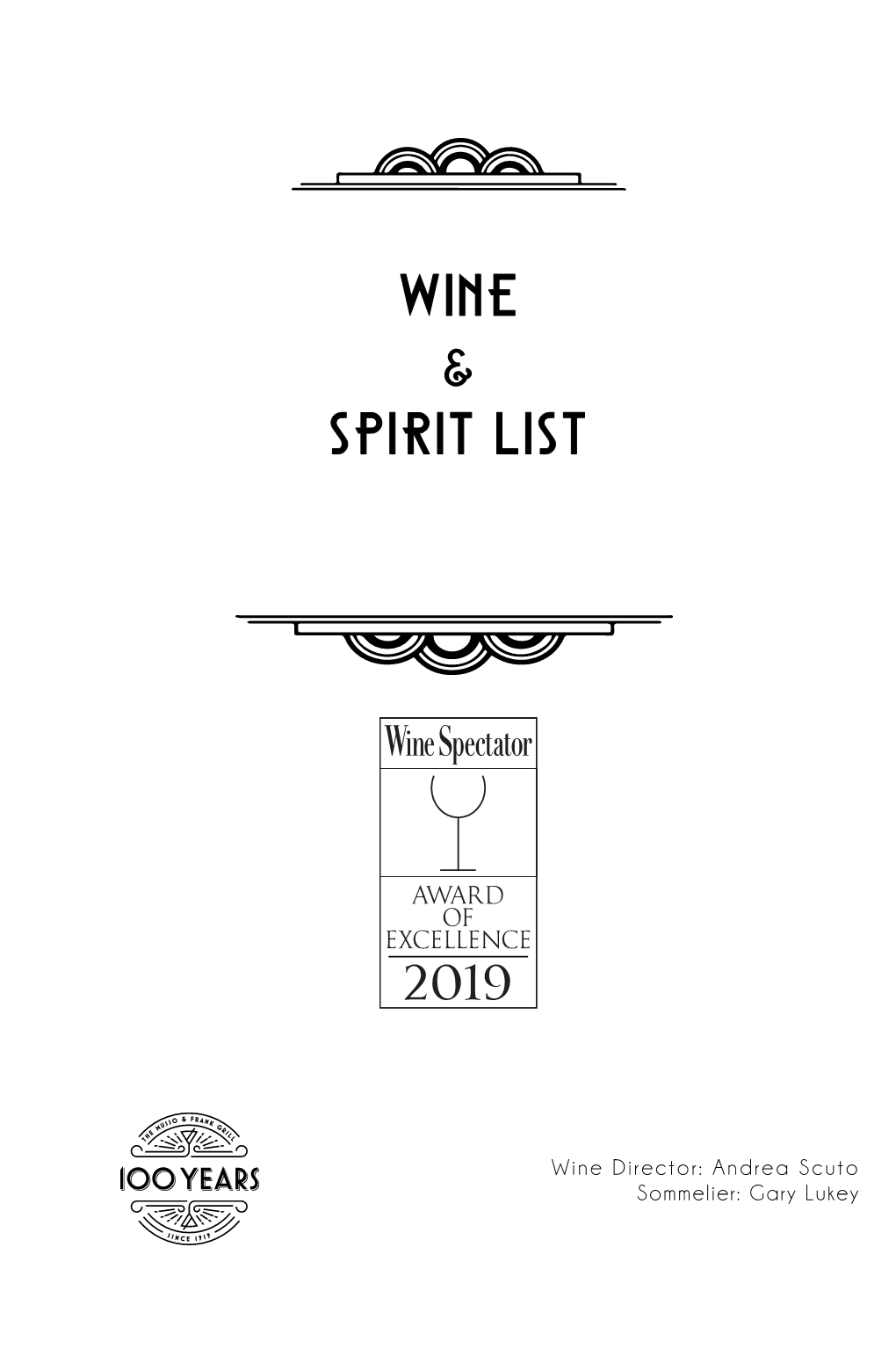 Wine and Spirits