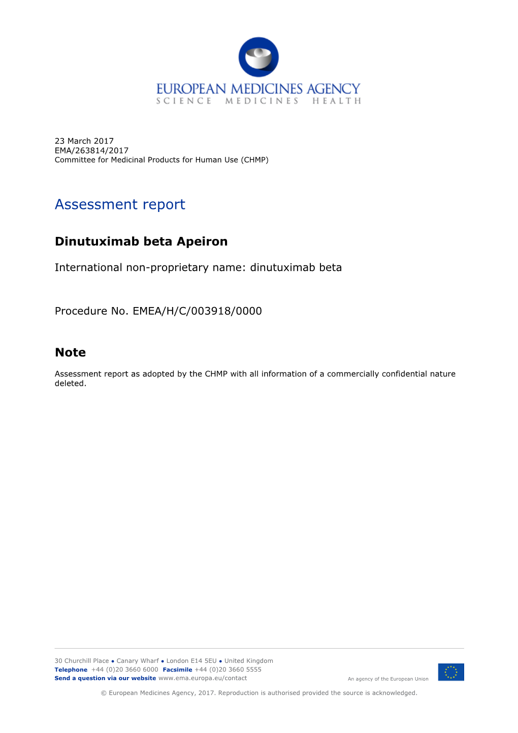 Assessment Report