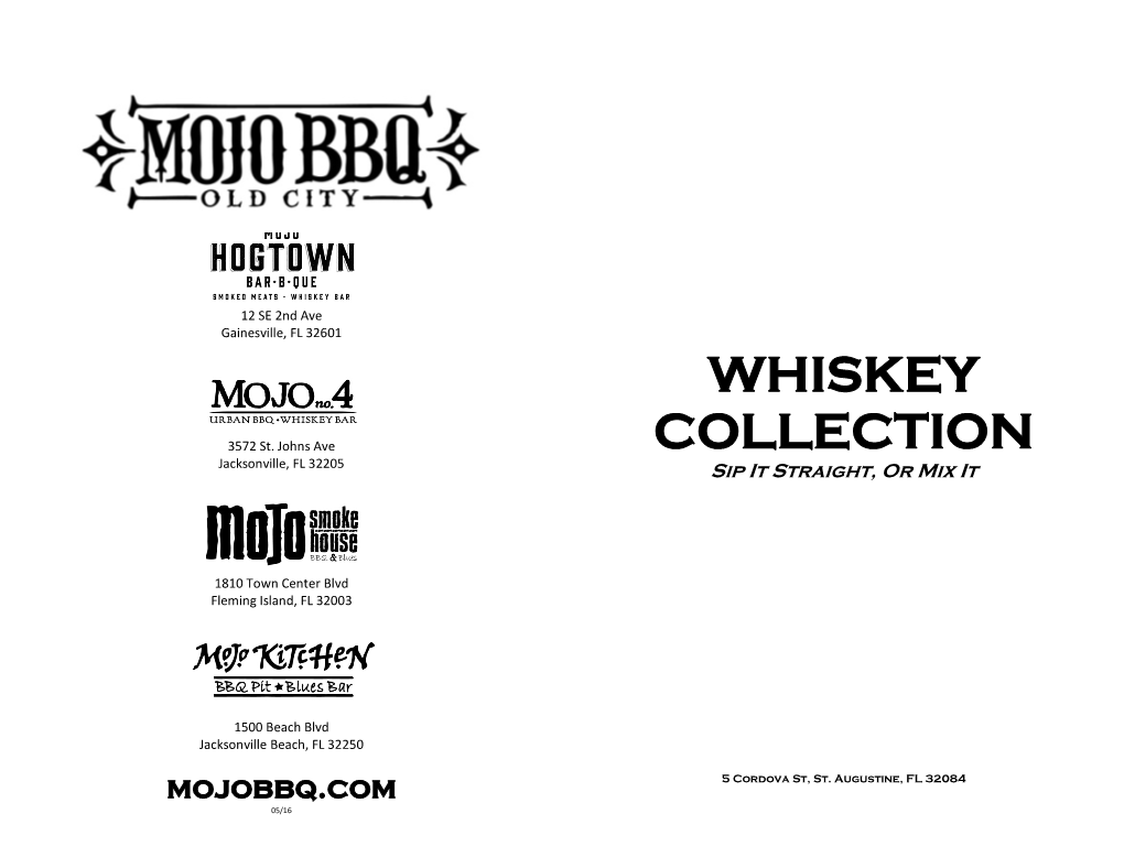 Whiskey Collection