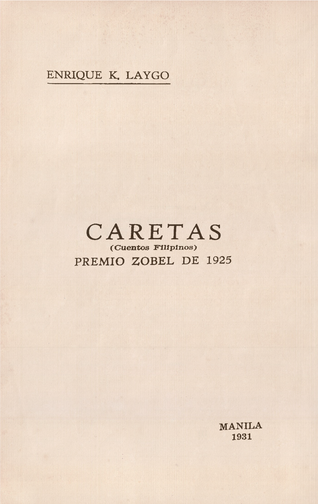 Pdf Caretas : (Cuentos Filipinos)