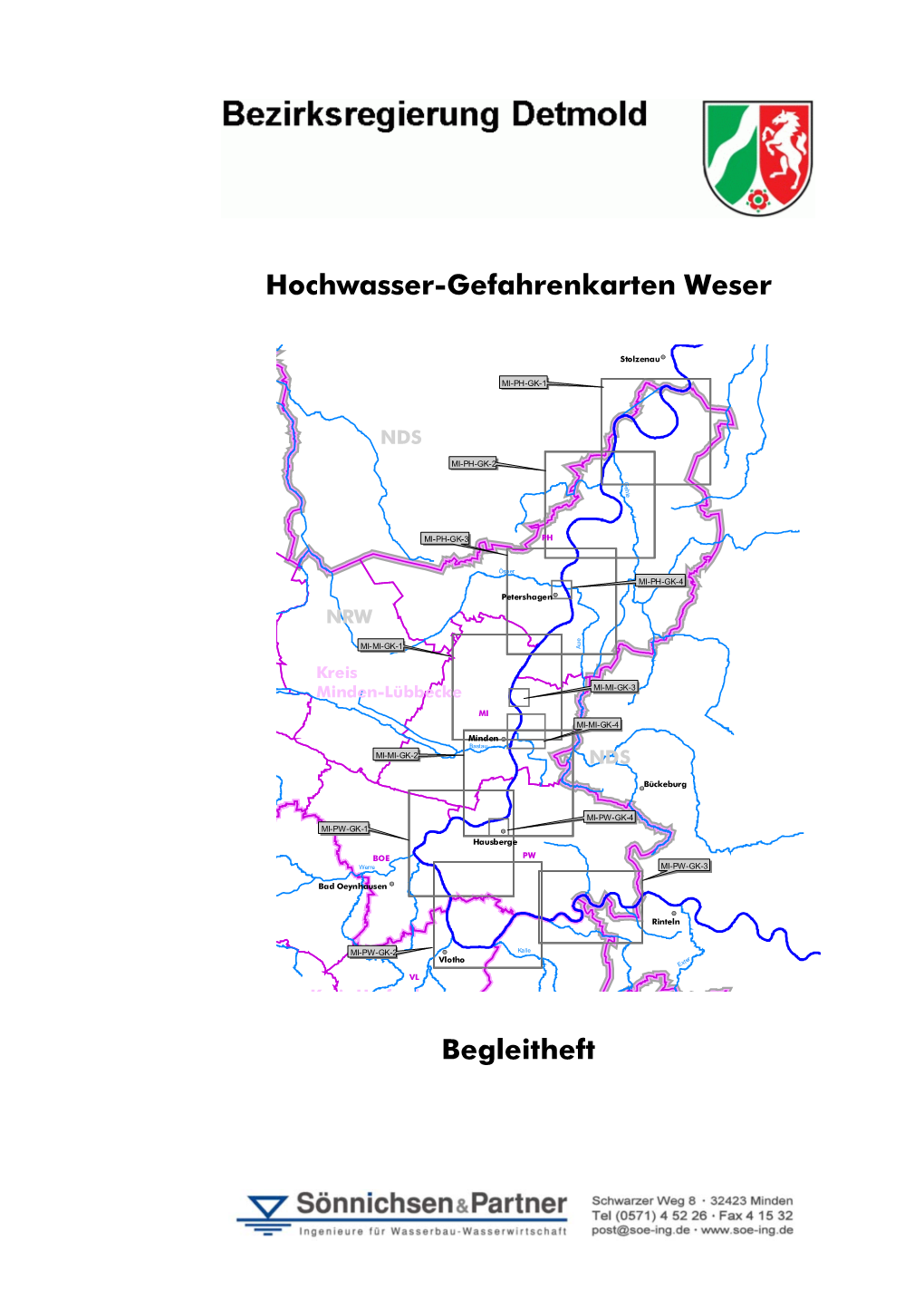 Hochwasser-Gefahrenkarten Weser Begleitheft