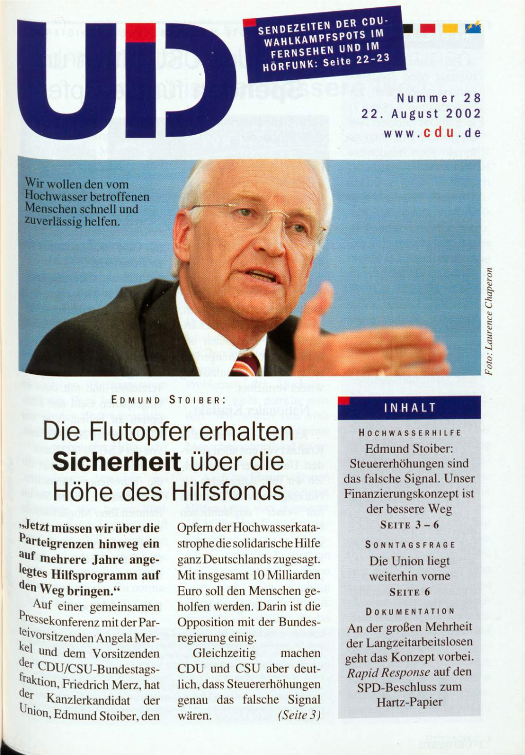 UID 2002 Nr. 28, Union in Deutschland