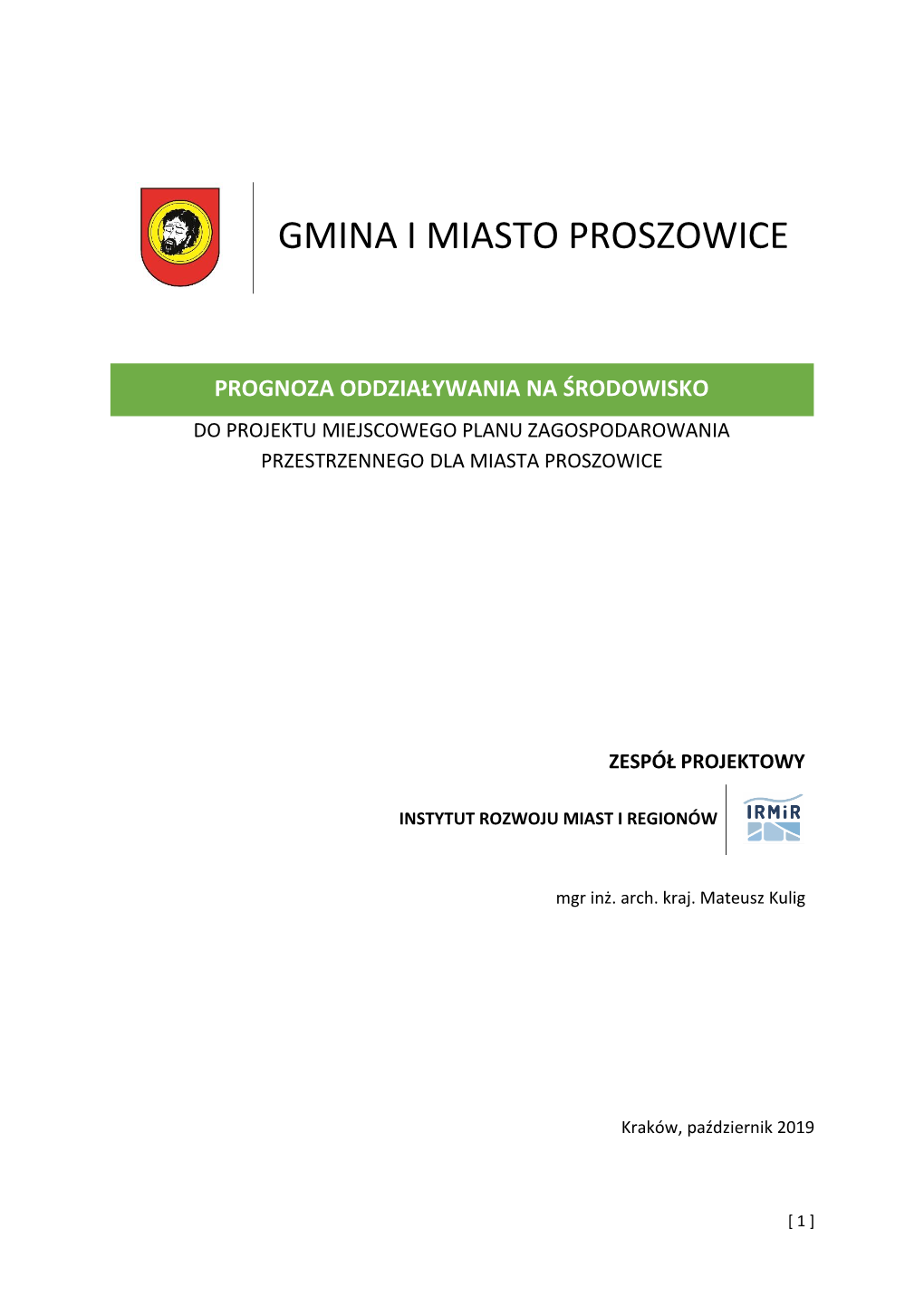 Gmina I Miasto Proszowice