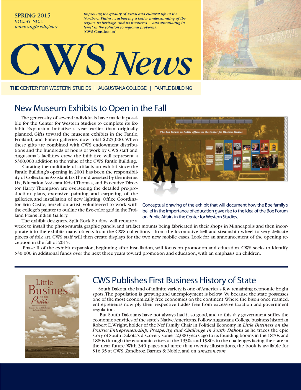 CWS Publishes First Business History of State New Museum Exhibits To