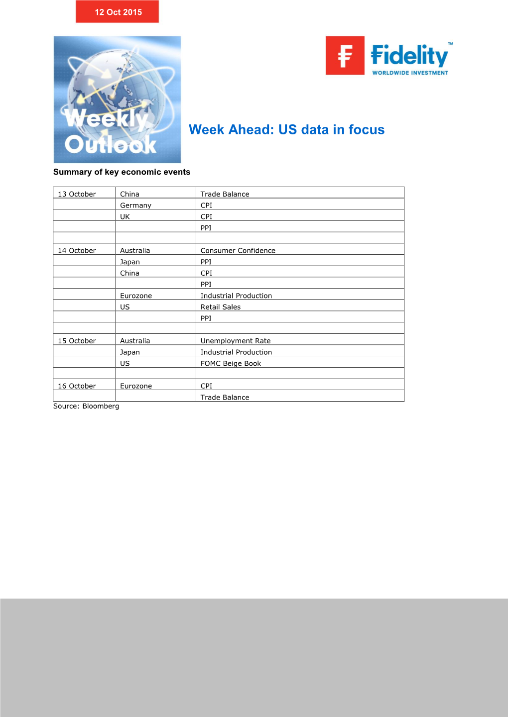 Week Ahead: US Data in Focus